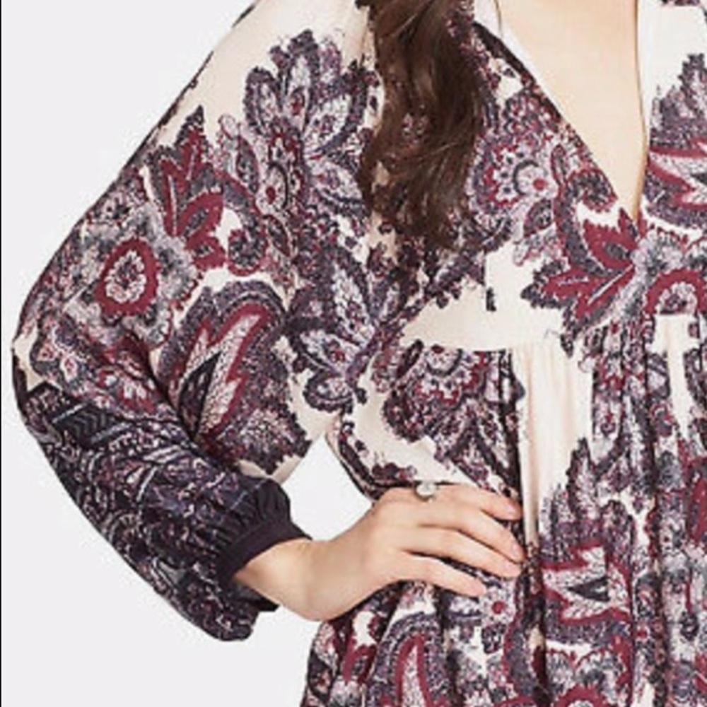 Free People Say You Love Me Long Sleeve Minidress - Picture 4 of 8